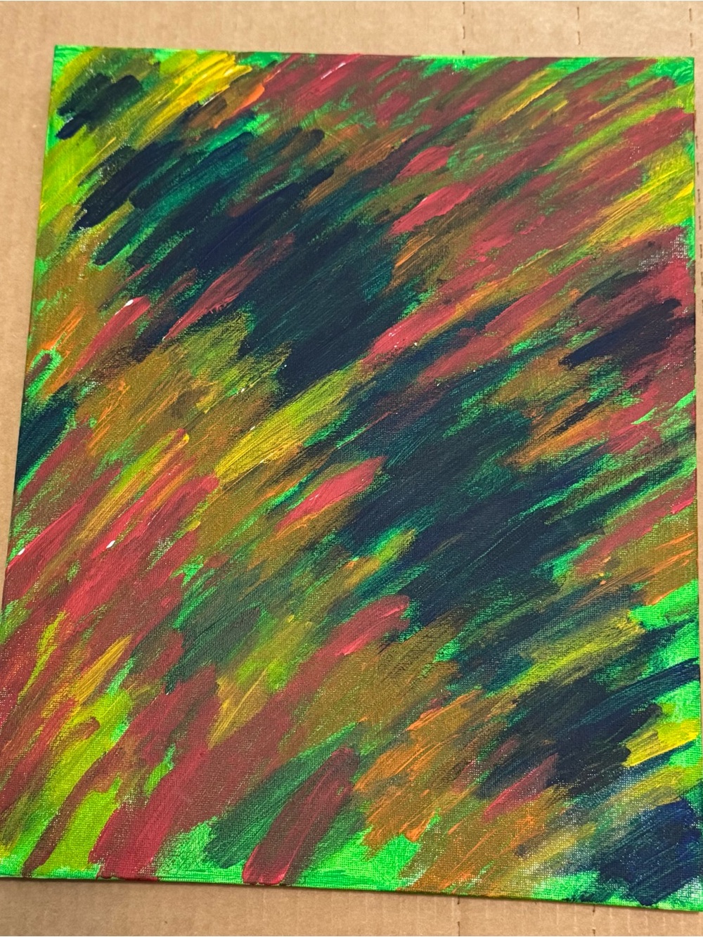 acrylic painting on canvas 11x14 New Modern Lover Trust Player Bright Sales